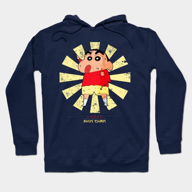 Crayon Shin Chan Retro Japanese Hoodie by Nova5